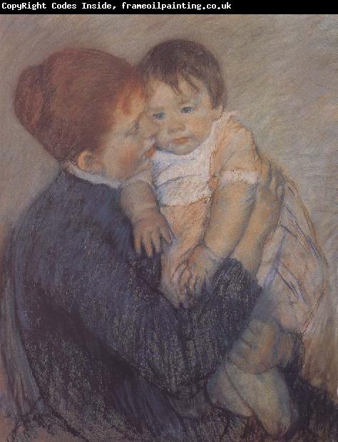 Mary Cassatt Agatha with her child